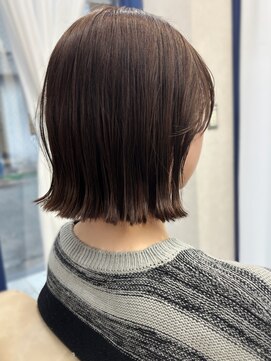 サロウィン 熊本上通り店(SALOWIN) 熊本　レイヤーボブ　艶カラー　韓国ボブ　Arisa.