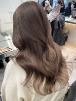 サンクプロジェクト(cinq PROJECT) 韓国ヘアミルクティーベージュグレージュカラーブリーチカラー