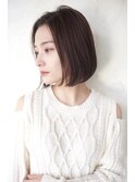 染みないカラーイノア/前下がりボブ/北千住