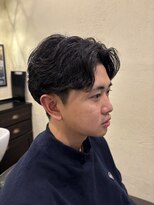 スカイマスターバーバー 渋谷(SKY MASTER BARBER)&nbsp;ニュアンスパーマ<理容室>[メンズ/シェービング/パーマ］