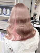 ベレーザ 渋谷(BELEZA)&nbsp;12839インナールーツカラーセミロングレイヤーアンブレラカラー