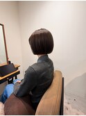 【Cuem 菅原】平行ボブお洒落ニュアンス重めボブ