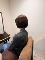キュエム(Cuem)&nbsp;【Cuem 菅原】平行ボブお洒落ニュアンス重めボブ