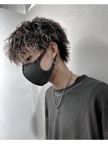 オーシャントーキョー 原宿(OCEAN TOKYO)&nbsp;メンズツイストスパイラルパーマハイライトメッシュウルフ