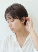 髪質改善/透け感グレージュ/白髪ぼかし