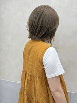 フレームプラス 天王寺あべの店(FRAME+)&nbsp;ブリーチなしダブルカラー♪オリーブスモーキーベージュ