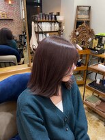 ヘアーループセラデザインワークス(Hair ruup Sela design works) 艶感たっぷり♪透明感バイオレットカラー