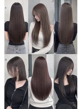 ウェーブ(WAVE)の写真/【天王寺・阿倍野直結】ダメージを最小限に抑えた施術で自然なサラサラストレートが叶う♪お手入れも簡単◎