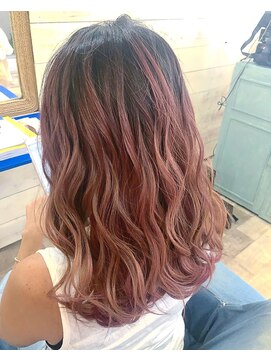 トーク 伊丹本店(TAL'KE) TAL'KE/バレイヤージュ×ベイビーピンク_372