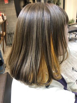 ヘアーメイクパウダー 天王寺寺田町店(Hair make powder) 大人可愛い20代30代40代小顔ウルフレイヤー愛されインナーカラー