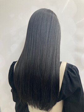 イース バイ アンブルリュクス 北千住(Ease by amble luxe) 前髪イメチェンイヤリングカラーラベンダーカラー