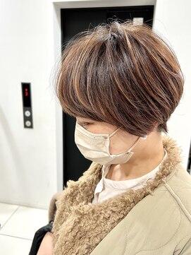 フラッグヘア 新宮店(Flag HAIR) コンパクトマッシュ☆ハイライト