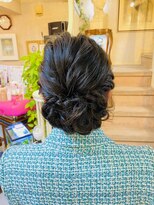 美容室 ティンカーベル&nbsp;結婚式お呼ばれアップ