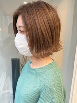 ツイギー 歩行町店(TWiGGY)&nbsp;【ベージュ×ぱつっとボブ】