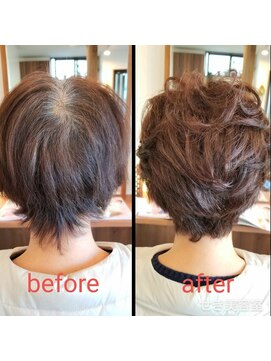 せき美容室 ショートレイヤー