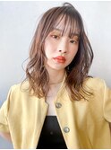 【unami】ミディアムパーマ×レイヤーカット 澤田杏奈