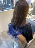 ブルーグラデーションロング【RIE】