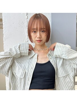 ノク 渋谷(nok) 顔まわりレイヤー_大人ガーリーチョコレートモード