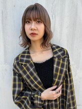 【諏訪友唯/指名おすすめクーポン】#カット+ダブルカラー+AMASIAトリートメント