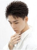 リバースショートビジネスヘア就活ツーブロックフェザーショート