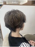 ショートボブ×パーマ