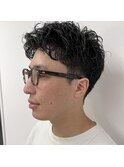 メンズくせ毛風パーマ