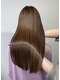 リラ バイ クオーレ(LIRA by CUORE)の写真/《酸性縮毛矯正が人気!》触りたくなる&柔らかい質感のストレート髪をご提供！まっすぐになりすぎないのが◎