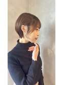 大人ショートボブ