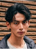 フェザーショートフェザーパーマニュアンスパーマショートヘア