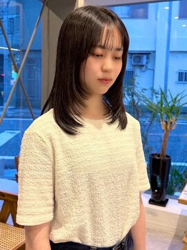 エルロンバイマフェ(AILERON by mahae) 顔まわりレイヤースタイル