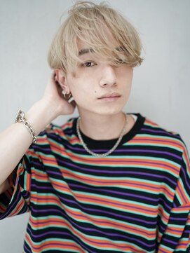 ギークス(GEEKS) 【GEEKS渋谷】ラウンドマッシュ/ブロンド/ミルクティーベージュ