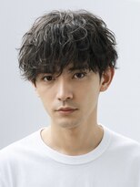 ハレ ヘアサロン(Hale hair salon)&nbsp;Haleブルーブラックニュアンスパーマフェザーパーマサーフカール