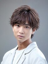 サンティエ 中央駅店(scintiller) シャドウパーマ波巻きスパイラルパーマメンズマッシュメンズヘア