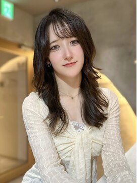 レーヴバイロンド 仙台(Reve by Lond) レイヤーカットココアベージュ髪質改善小顔ハッシュカット仙台