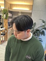 ヘアー ラボ エムツー(hair lab m2) センターパート×ニュアンスパーマ