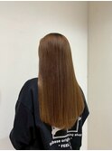 ロングベージュカラー