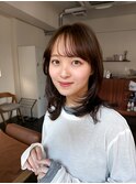 ミディアムレイヤーグレージュカラー