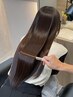 小顔カット+業界最高峰髪質改善ストレート+4STEP Treatment 【¥13400 OFF】