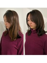 メロウ(me'lou)&nbsp;《me’lou》ミディアム×レイヤー20代30代40代50代