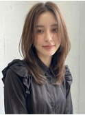 ブリーチなしくびれワンホンレイヤークラゲカット30代40代A15