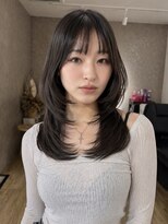 エトワ 中央店(etoi)&nbsp;大分ミディアムボブレイヤー軽め韓国レイヤーくびれスタイル