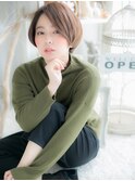 差のつく☆立体丸みボブｃ