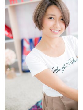 ヘアアンドビューティー ミック(Hair & Beauty miq) グラデカラーでグラマラス☆ナチュラルボブ(miq阿佐ヶ谷)