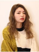 透け感ハイトーンカラー