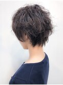 【morio池袋】2019年春夏人気パーマひし形ショートレイヤー