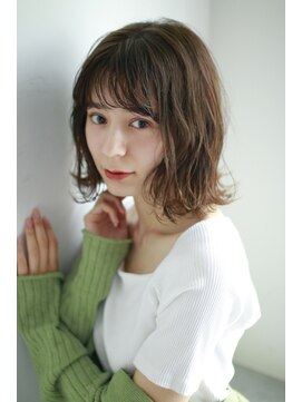 シーン 池袋(scene.) scene.【シーン】【池袋 西口徒歩3分】ヌーディーベージュボブ