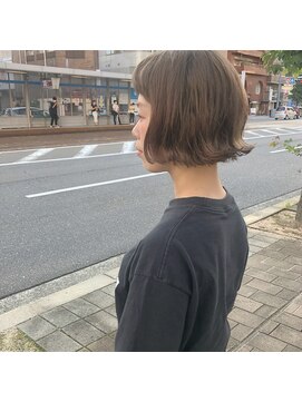 シームリー 千田町店(Seemly) milk tea beige ブリーチ1回