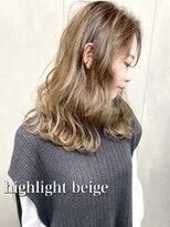 エイト 三軒茶屋店(EIGHT)&nbsp;EIGHT 三軒茶屋　ハイライト×ベージュ　11/9