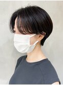 くびれショート_ショコラベージュボブルフベビーバング_ba346371