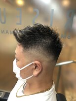 フリゼーア 川西店(FRISEUR)&nbsp;スキンフェード×ハイライト　ジェットモヒカンm